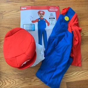 Mario Halloween Costume  Toddler 3-4T